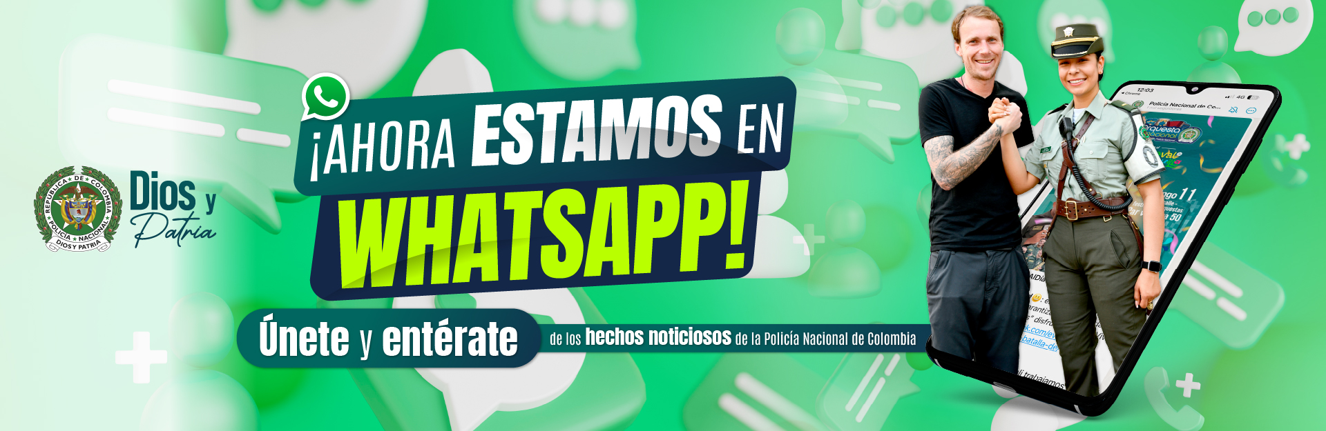 Ahora estamos en Whatsapp